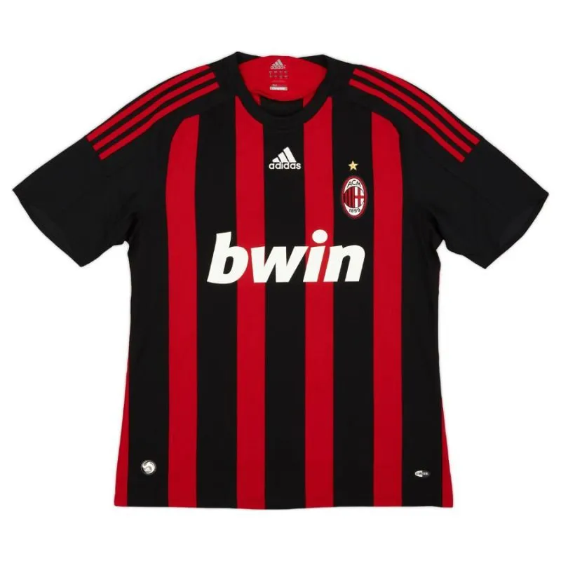 AC Mailand PIRLO 2008/09 Retro-Heimtrikot - Rot/Schwarz