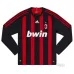 AC Milan RONALDINHO 2008/09 Retro Long-Sleeve Home Jersey - Red/Black