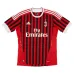 AC Milan 2011/12 Retro Home Jersey - Red/Black