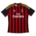AC Milan 2013/14 Camiseta retro local - Roja/Negra