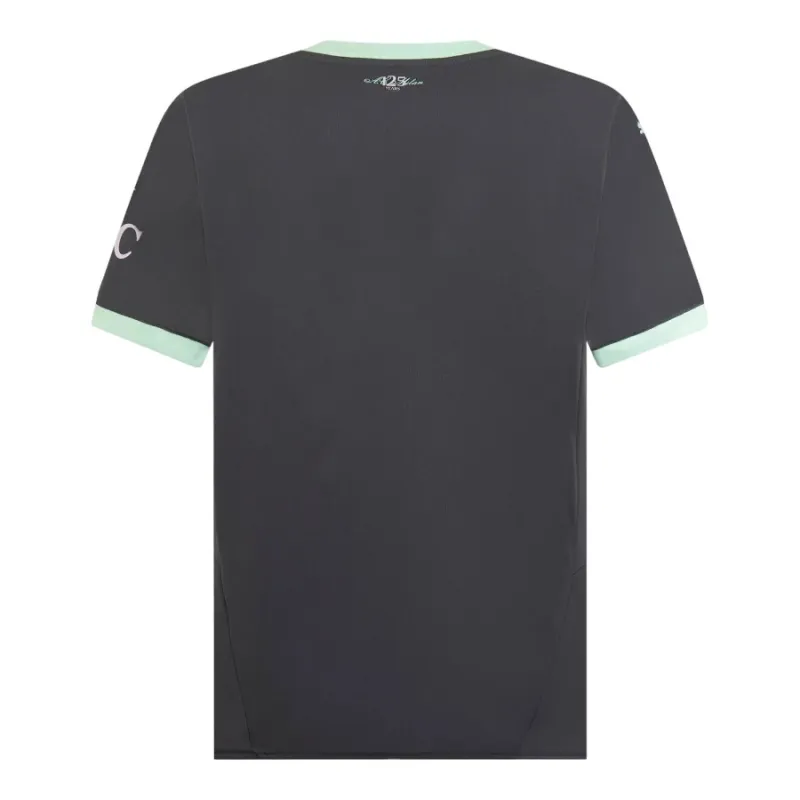 Le troisième maillot d'extérieur 2024/25 du AC Milan - Gris anthracite