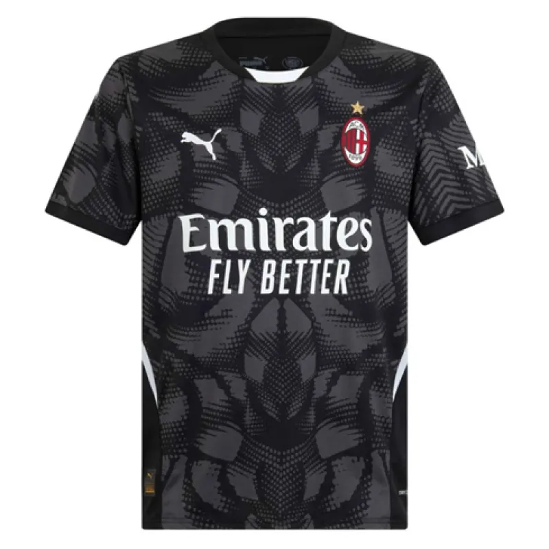 Maillot domicile 2024/25 du gardien du but de l'AC Milan - Noir