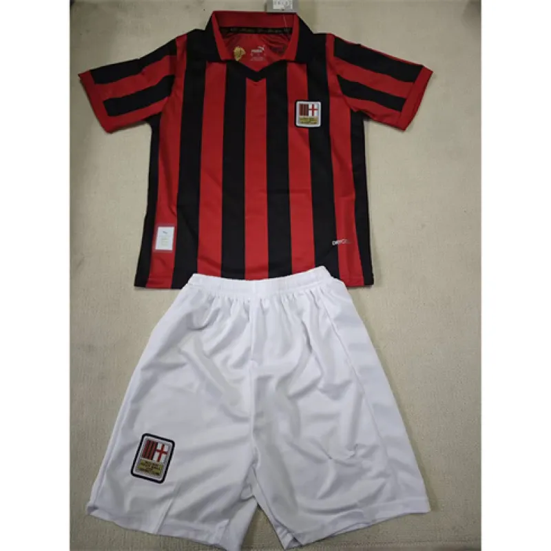 AC Milan Kids' Long - Sleeve 2024/25 125th Anniversary Jersey - Red