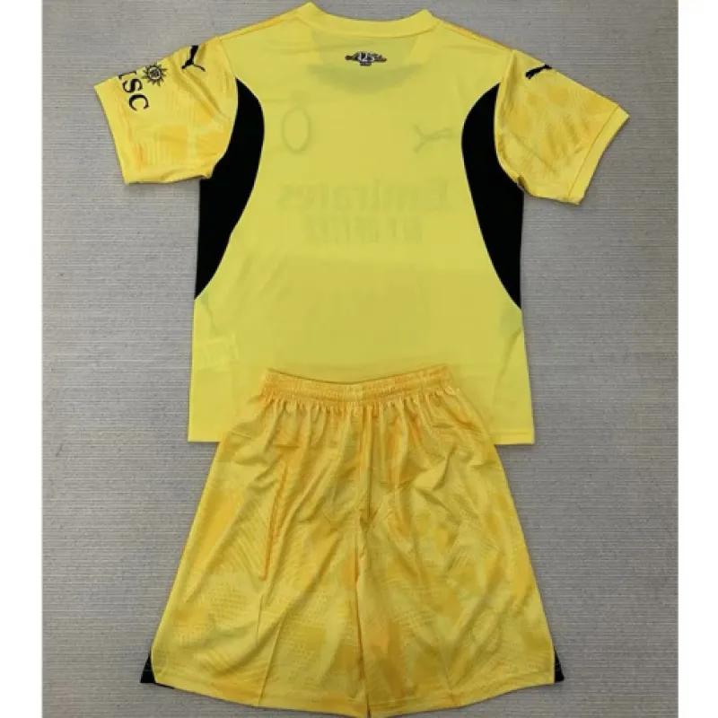 Maillot de gardien de but pour enfants de l'AC Milan 2024/25 - Jaune