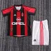 Maillot domicile retro enfant AC Milan 1998/99 - Rouge