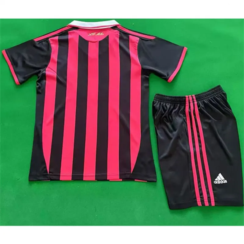 Maillot domicile retro enfant AC Milan 2009/10 - Rouge