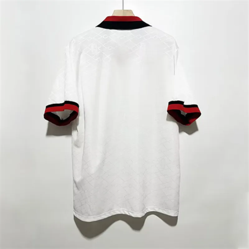 AC Milan 1993/94 Home Retro UEFA Champions League Jersey - White