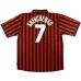 Maillot rétro d'hommes du centenaire de l'AC Milan 1999/00 - Rouge, numéro 7, Andrea Shevchenko