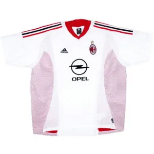 AC Milan 2002/03 Away Retro Jersey - White