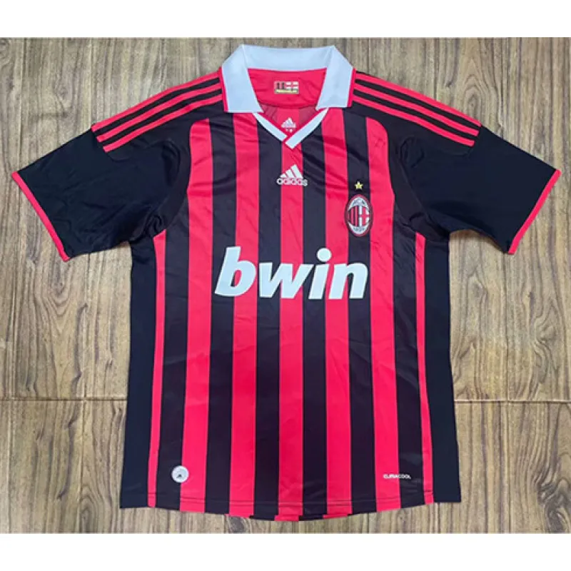 AC Milan 2009/10 Home Retro Jersey - Wholesale - Red