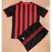 Maillot rétro de domicile pour enfants de l'AC Milan 2009/10 - Rouge