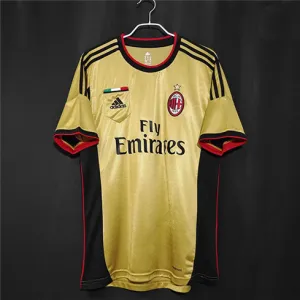 AC Milan 2013/14 Third Retro Jersey - Yellow