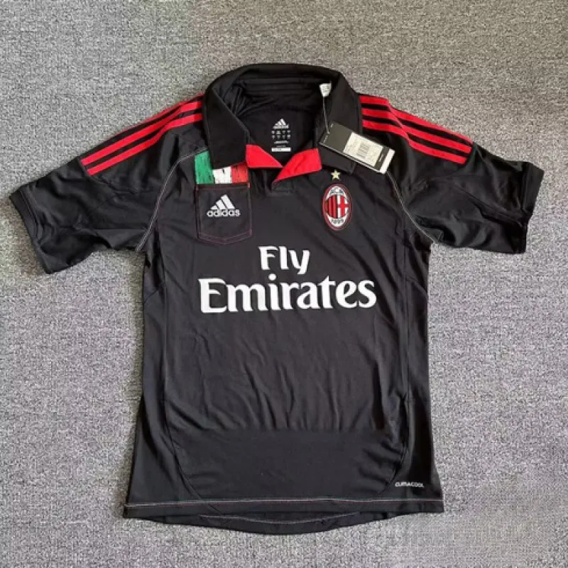 AC Milan 2012/13 Third Retro Jersey - Black