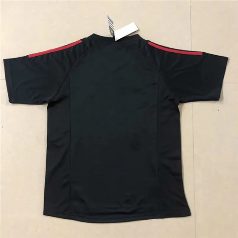 Maglia retro di trasferta della Champions League UEFA 2002/03 dell'AC Milan - Nera