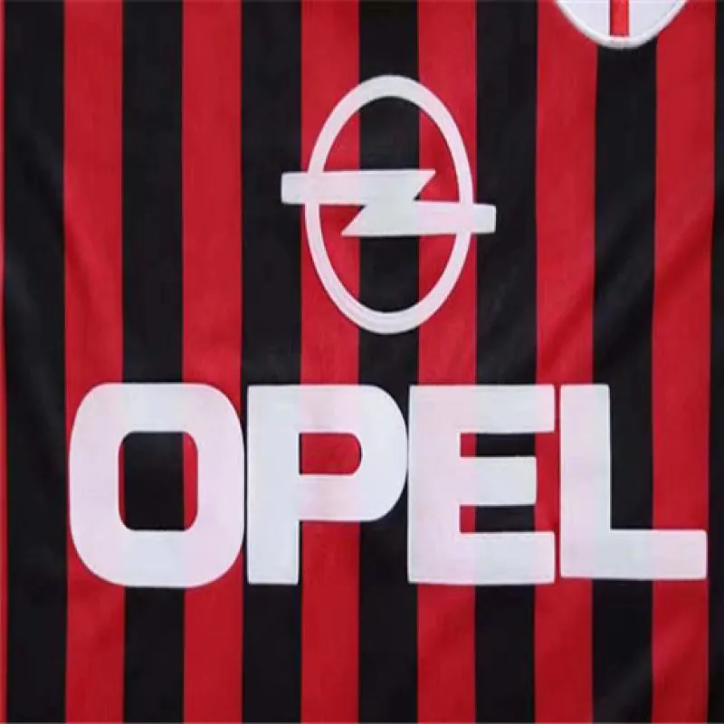AC Milan 1999/20 Centennial Memorial Retro Long - Sleeve Jersey - Red