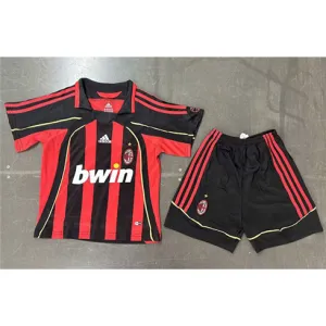 AC Milan 2007/08 Home Retro Kids Jersey