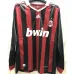 Maglia retro a maniche lunghe dell'AC Milan 2009 - Rossa