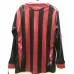 Maglia retro a maniche lunghe dell'AC Milan 2009 - Rossa