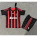 Maillot rétro de domicile pour enfants de l'AC Milan 2008/09 - Rouge