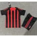 Maillot rétro de domicile pour enfants de l'AC Milan 2008/09 - Rouge
