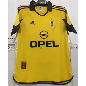 AC Milan 1999/00 Away Retro Jersey - Yellow