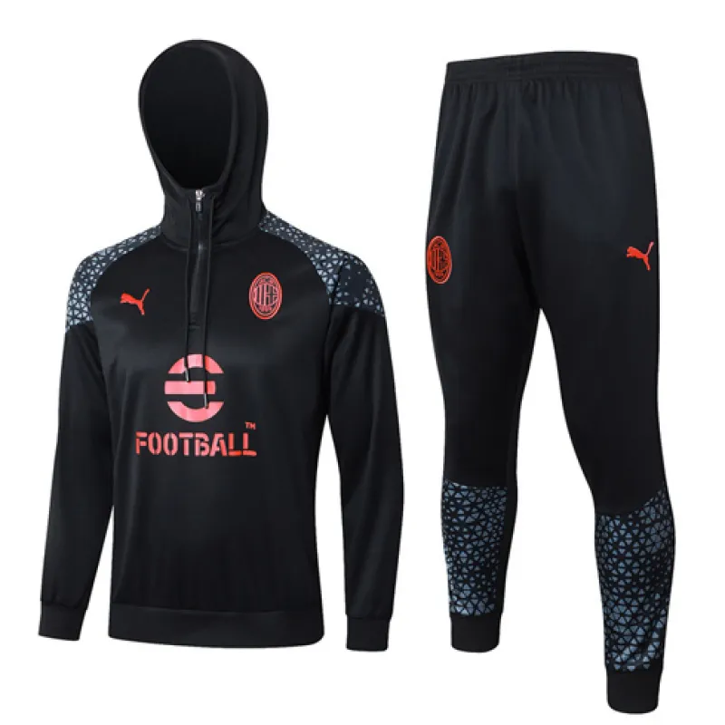 AC Milan 2024/25 Kapuzen - Sportbekleidung - Schwarz