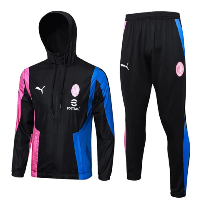 AC Milan 2024/25 Regenmantel - Sportbekleidung A - Schwarz