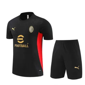 AC Milan 2024/25 Training Shirt + Shorts - Black