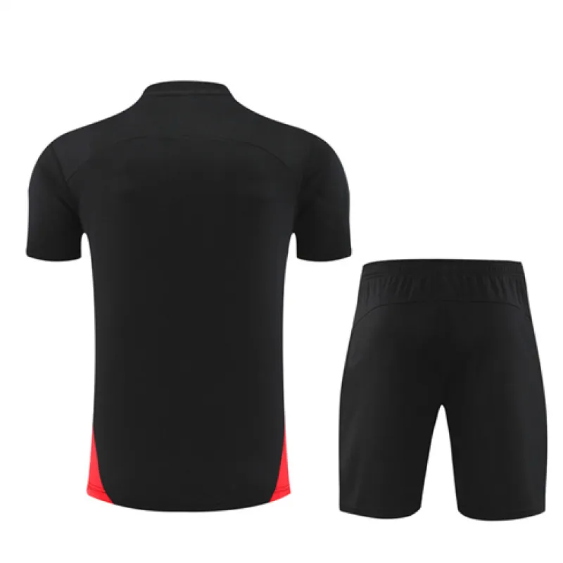 AC Milan 2024/25 Training Shirt + Shorts - Black