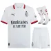 AC Milan 2024/25 Auswärts-Kinder-Trikotset - Weiß