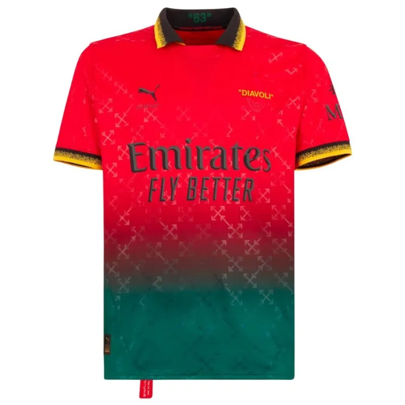 AC Milan 2024/25 Fourth Kids' Jersey - Red