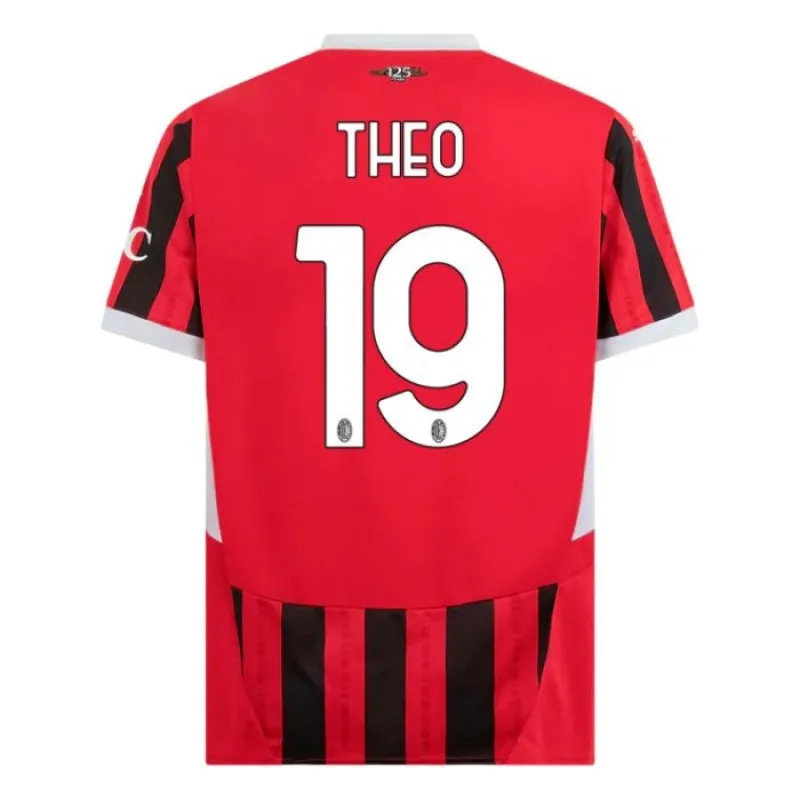 Theo's AC Milan 2024/25 Heimtrikot - Rot