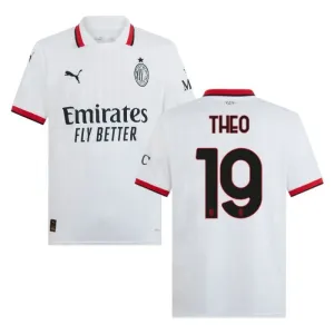 Theo Hernandez's AC Milan 2024/25 Away Jersey - White