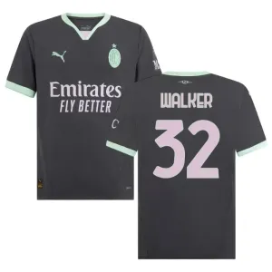 Walker's AC Milan 2024/25 Third Jersey - Charcoal Gray