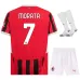 Moratas AC Milan 2024/25 Heim-Kinder-Jersey-Set - Weiß