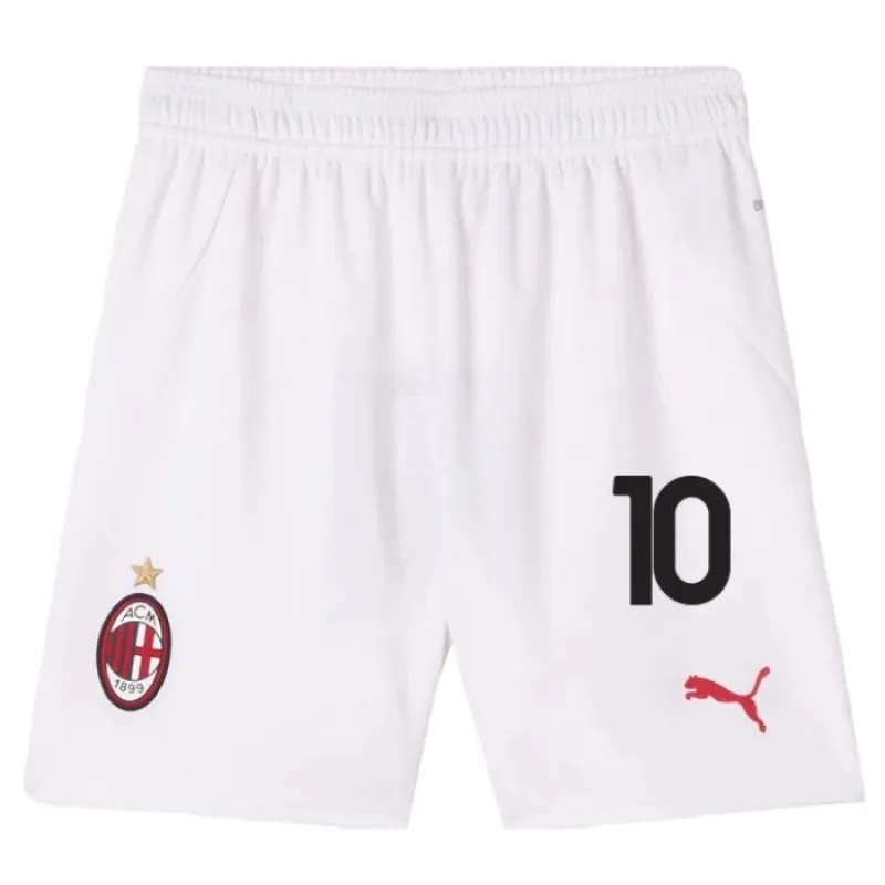 El conjunto de camiseta infantil del campo de AC Milan 2024/25 de Rafael Leao - Blanco