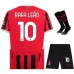 Rafael Leao's AC Milan 2024/25 Home Kids Jersey Set - Black