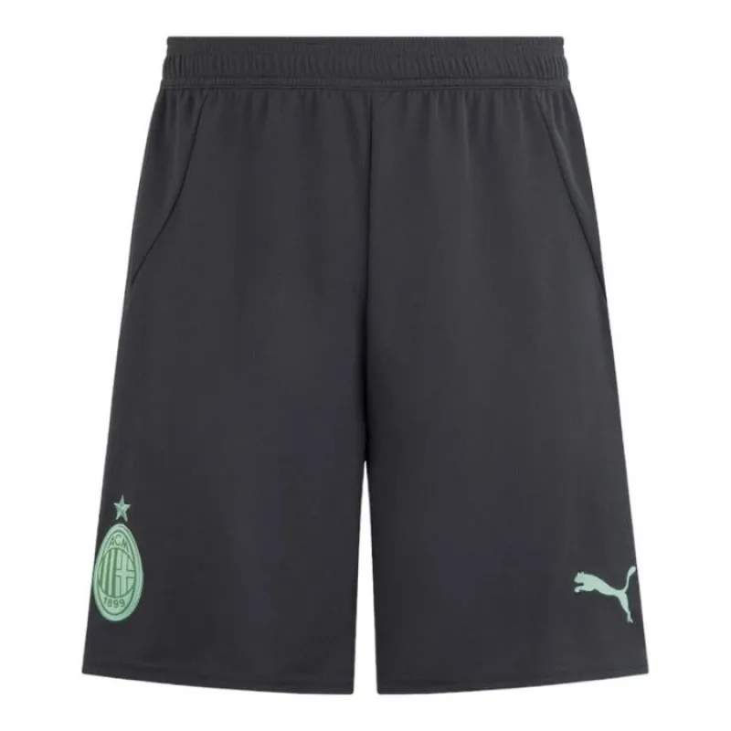 Morata's AC Milan 2024/25 Third Kids' Jersey Set - Charcoal Gray