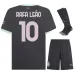 Rafael Leaos AC Milan 2024/25 Drittes Kinder - Jersey - Set - Anthrazitgrau