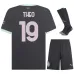 Theo's AC Milan 2024/25 Third Children's Jersey Set - Charcoal Gray
