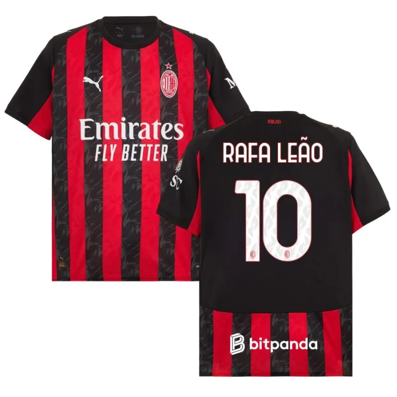 AC Milan RAFA·LEAO 2025/26 Home Jersey - Red