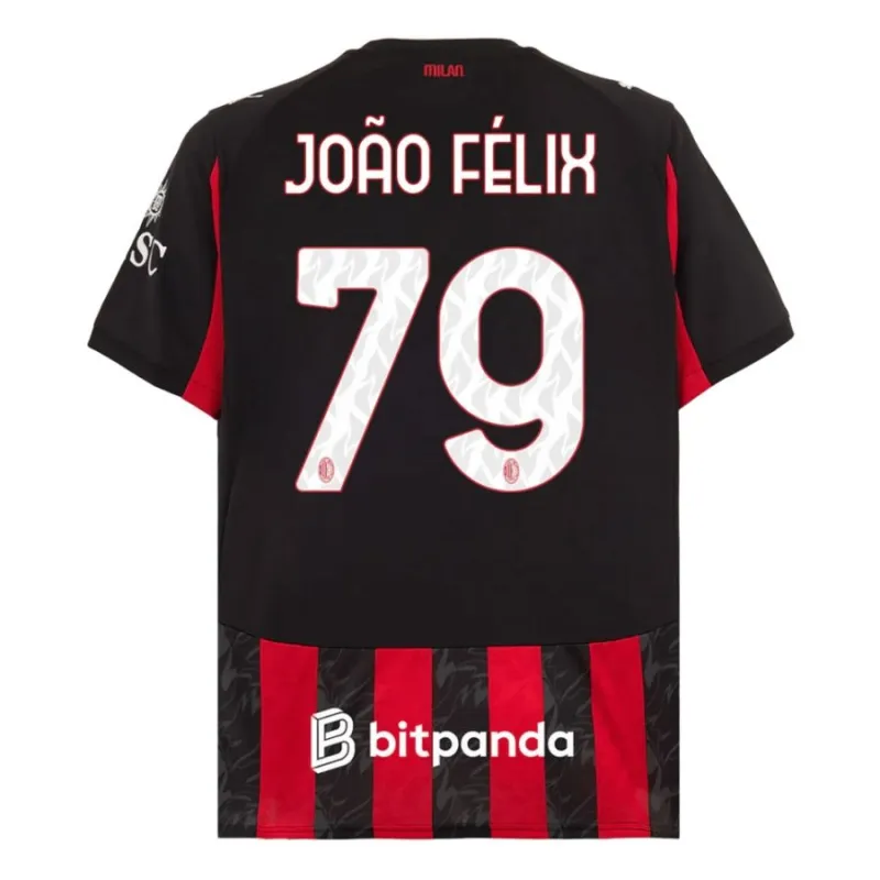 AC Milan JOAO·FELIX 2025/26 Home Jersey - Red