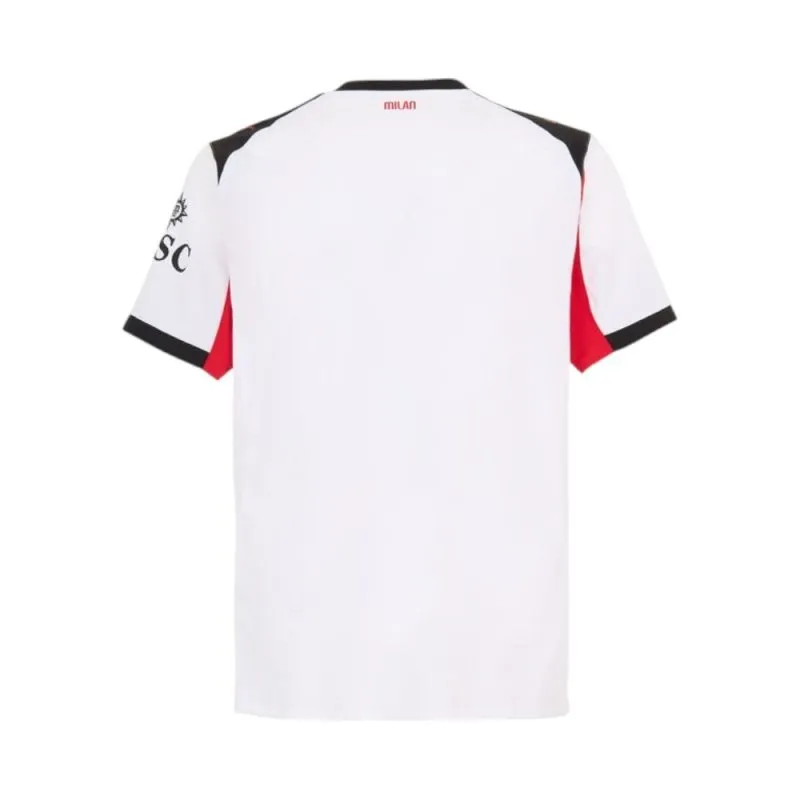 AC Milan 2025/26 Kids' Away Jersey Set - White