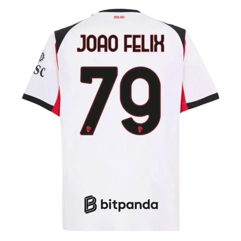 AC Milan João Félix 2025/26 Away Jersey - White