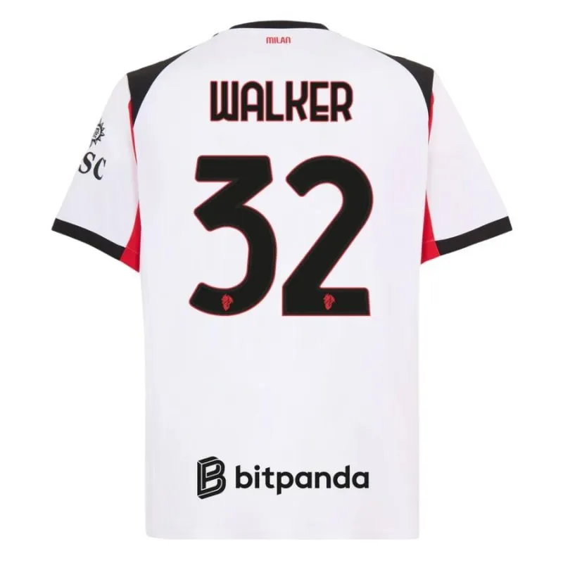 AC Milan Walker 2025/26 Kids' Away Jersey Set - White