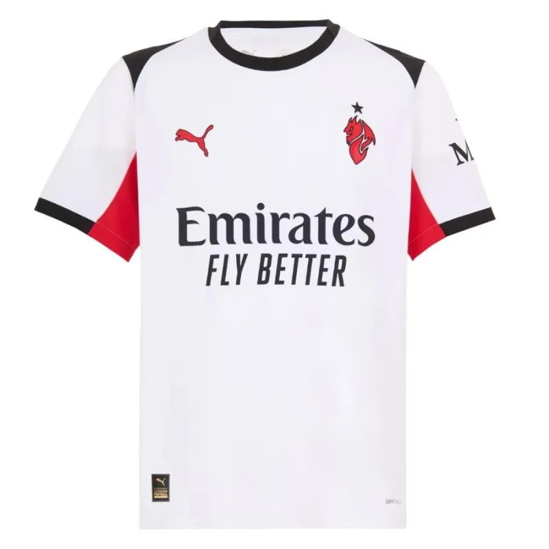 Ensemble de maillot enfant à l'extérieur de João Félix de l'AC Milan 2025/26 - Blanc