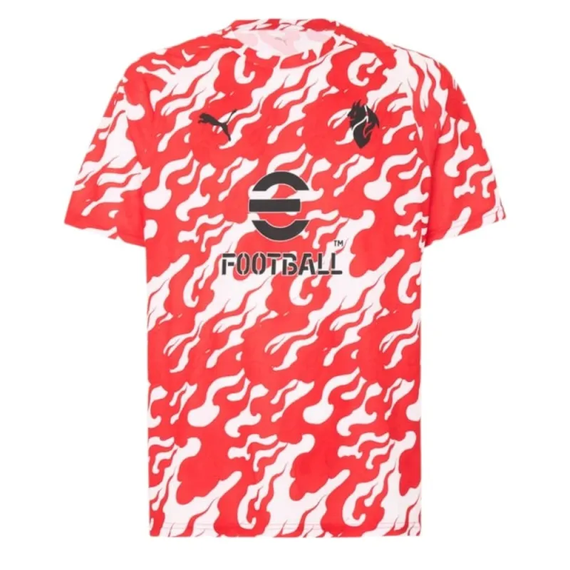 Maillot avant-match de l'AC Milan 2025/26 - Rouge