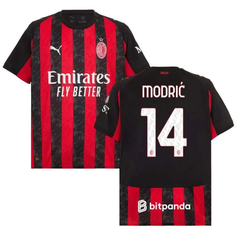 AC Mailand MODRIC Heimtrikot 2025/26 - Rot
