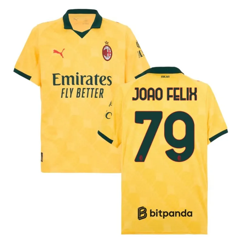 AC Milan JOAO·FELIX 2025/26 Drittes Trikot - Gelb