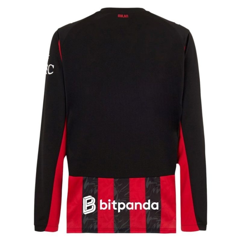 AC Milan 2025/26 Home Long-Sleeve Jersey - Red